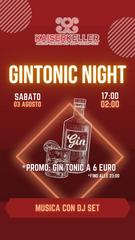 Gin Tonic night Kaiserkeller  disco pub Canazei