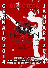 Gennaio 2014 le feste della discoteca Hexen Club