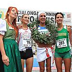 The winners with the Soreghina - 1 Eliana Patelli - Atl. Valle Brembana 2 Viviana Rudasso - Gruppo Citta