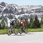 up hill towards Passo Valles