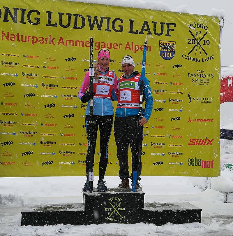 Lina Korsgren And Morten Eide Pedersen Win König Ludwig Lauf - Worldloppet