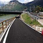 Asfaltatura ciclabile fiume Adige (Südtirol)  - Asfaltatura ciclabile fiume Adige (Südtirol)