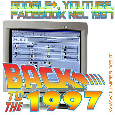 Google+, YouTube, Facebook nel 1997