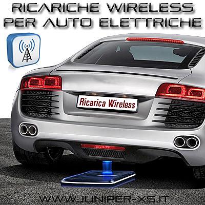 Auto elettrica con ricarica wireless