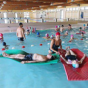 Attività fisioterapica in piscina...