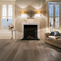 Rovere Mod. Vecchia Toscana Fumato  - Evaporato (fumato) oliato decapato bianco
