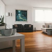 Residenza Trento  - Il calore non è solo un camino, un fuoco acceso ma anche quanto più di essenziale ed immediato ci regala le medesime sensazioni. Così come un pavimento in Teak Parkemo, levigato a poro aperto e oliato naturale a campione.
