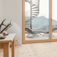 Appartamento Dolomiti Trentine  - Il Cirmolo. Una pianta dalla resistenza speciale che cresce in un clima estremo fino a -50 °C. Una volta lavorato il legno, le sostanze uniche presenti in ogni fibra ed in ogni venatura vengono trasferite all