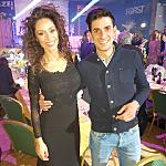 Personaggi famosi sport, spettacolo e cultura - Raffaella Fico Showgirl e Luca Guglielmi Vicesindaco di Canazei. Gran Tobià Taverna e Teater Canazei val di fassa.