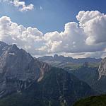 Le dolomiti in Val di Fassa