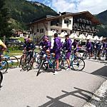 Personaggi famosi sport, spettacolo e cultura - Squadra della Fiorentina serie A ritiro Val di Fassa. Noleggio bike ed e-bike Bikeasy all' interno del Fassa park a Canazei val di fassa