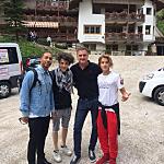 Personaggi famosi sport, spettacolo e cultura - Thomas cantante di amici 2018. Cottege Hotel Villetta Maria, pian trevisan Canazei Val di fassa.