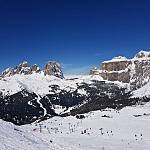 Le dolomiti in Val di Fassa - Comprensorio sciistico Col Rodella Belvedere Canazei val di fassa dolomiti superski.