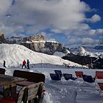 Le dolomiti in Val di Fassa