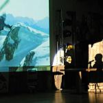 Personaggi famosi sport, spettacolo e cultura - Valeruz guida alpina alpinista. Intervento testimonianza sulle sue imprese alpinistiche al Gran Tobià Taverna e Teater a Canazei val di fassa.