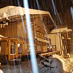 Esperienze ed emozioni Union Hotels Canazei - Cottege hotel Villetta Maria nevicata notturna, loc. Pian Trevisan Canazei val di fassa