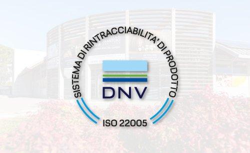 Certificazione ISO 22005 estesa a tutta l'azienda