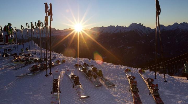 Trentino Ski Sun Rise